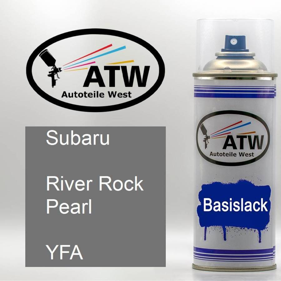 Subaru, River Rock Pearl, YFA: 400ml Sprühdose, von ATW Autoteile West.